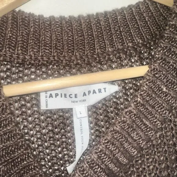 Apiece Apart Brown Knit Tank Top - Picture 3 of 6